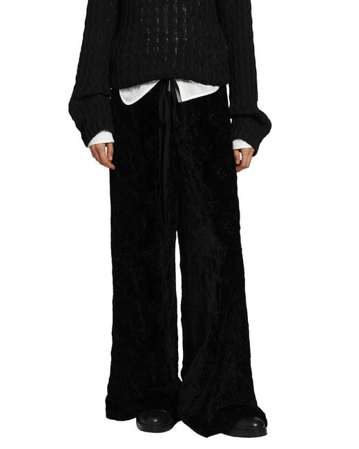 Ann Demeulemeester Black Nevi Lounge Pants