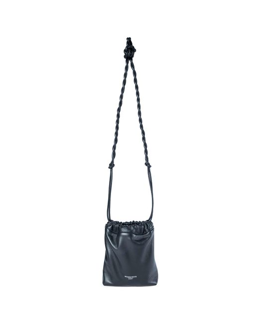 Ann Demeulemeester Blue Marylin Medium Knot Bag