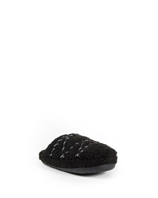 Moon Boot Black Teddy Slippers