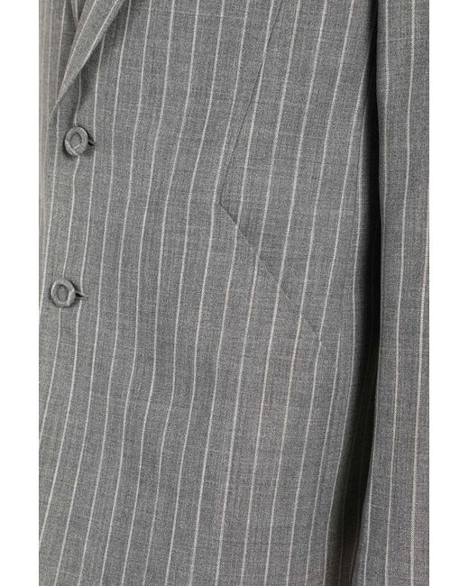 Valentino Gray Single-Breasted Blazer for men