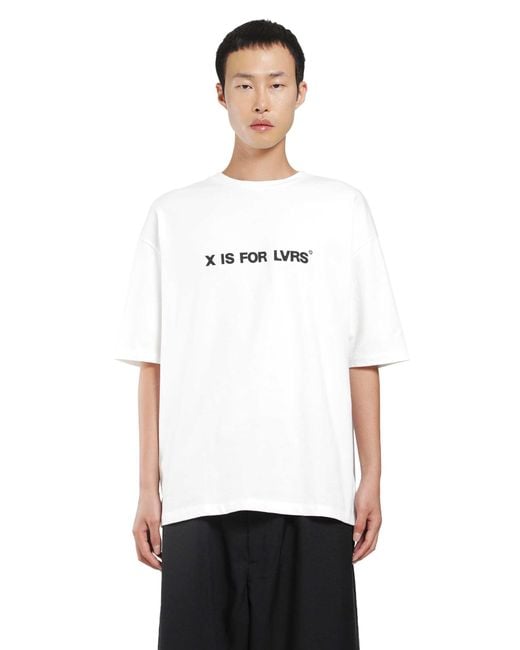 ADRIATIQUE White X Antonioli Lvrs Boxy Tee for men