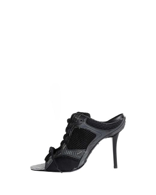 Balenciaga Black Stapler Sandals