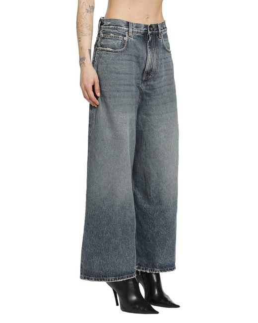 Balenciaga Blue Low Crotch Baggy Jeans
