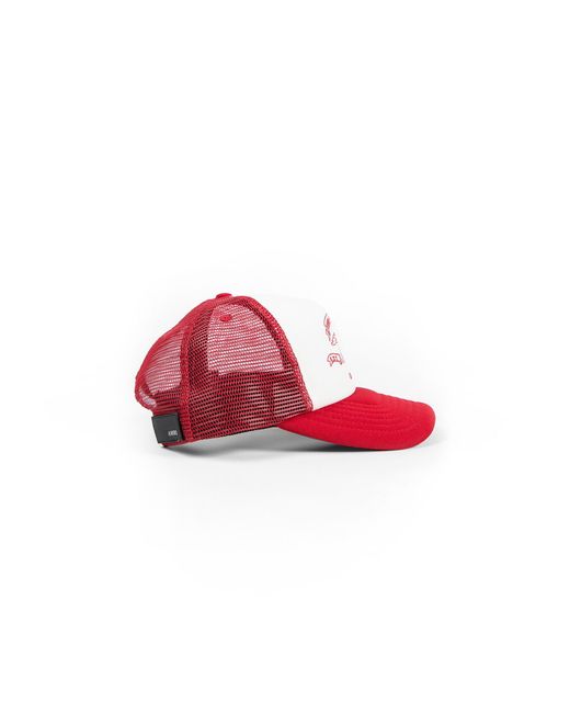 Amiri Red Eagle Trucker Hat for men