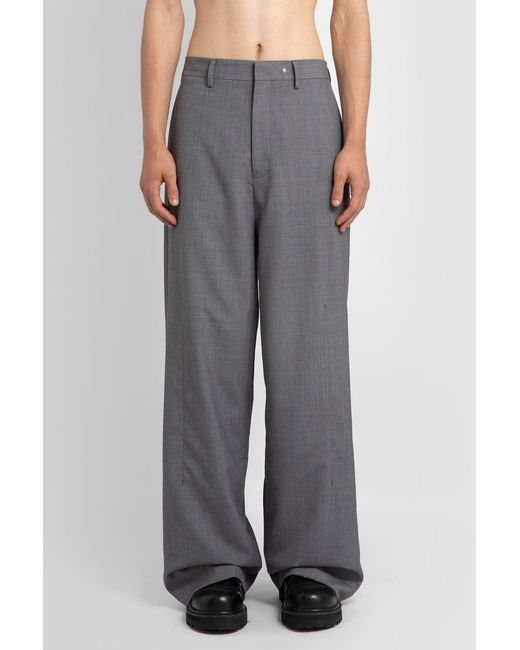 Karmuel Young Gray Trousers for men