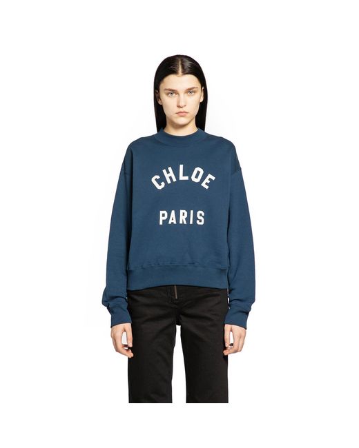 Chloé Blue Chloe Paris Sweatshirt