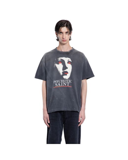 Saint Michael Blue T-shirts & Tank Tops for men