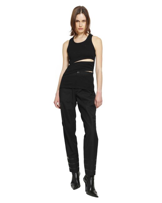Coperni Black Spiral Tank Top