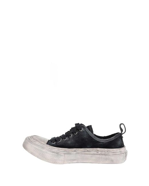 Ann Demeulemeester Black Halli Vulcanized Low-Top Sneakers