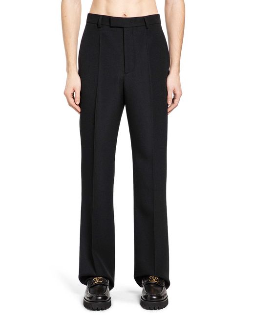 Valentino Black Wool Pants for men
