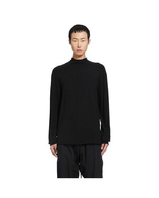 Thom Krom Black Knit Cashmere-Blend Sweater for men