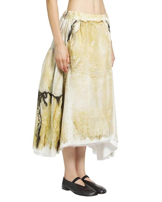 IA London Natural Moonlight Roses Skirt