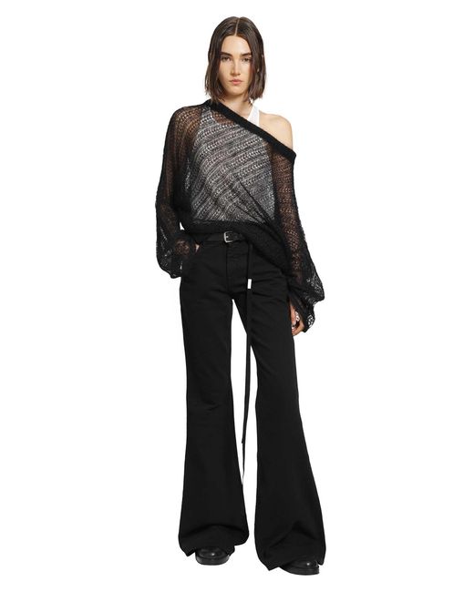 Ann Demeulemeester Black Toos Slim Bootcut Jeans