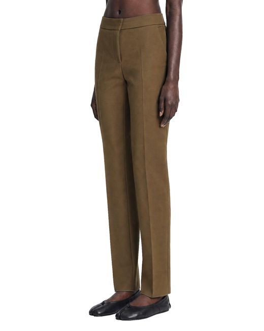 Max Mara Green Stretch Cotton Trousers