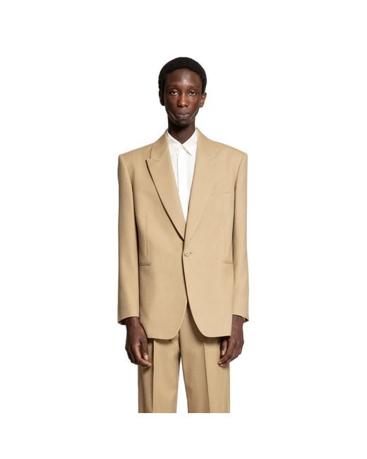 Saint Laurent Natural Blazer for men