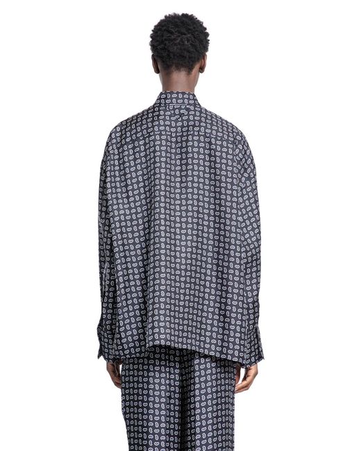 Prada Blue Losanga Shirt