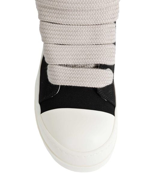 Rick Owens Black Tower Jumbolace Sneaks for men