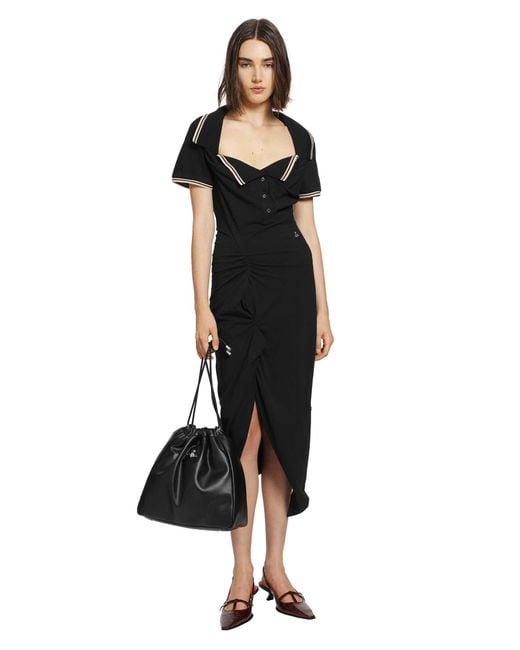 Vivienne Westwood Black Long Monday Pulling Dress