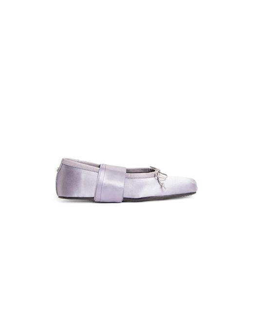 Ann Demeulemeester White Paloma Ballerinas