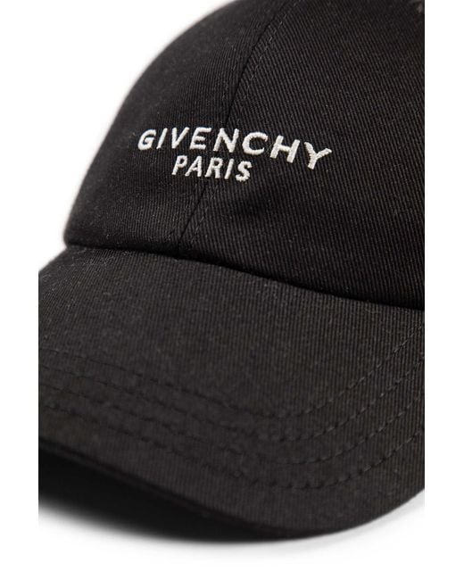 Givenchy Black Paris Cap for men