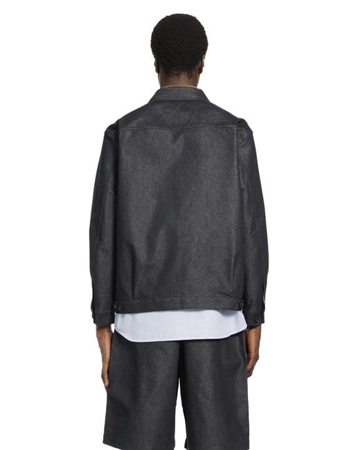 Comme des Garçons Black Raw Denim Jacket for men