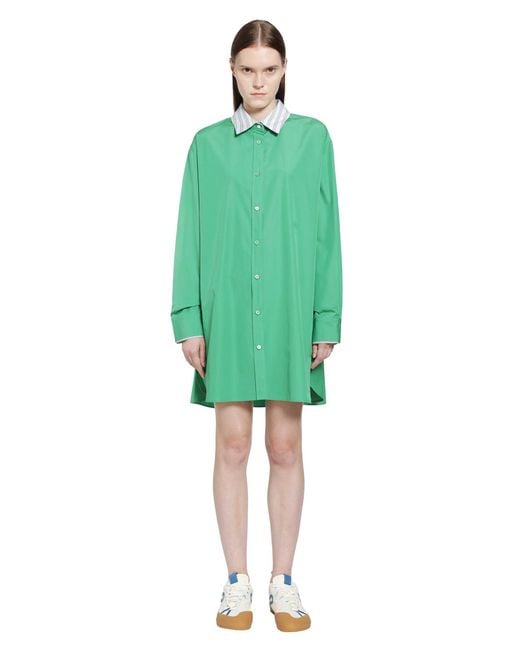 Loewe Green Shirt Dress