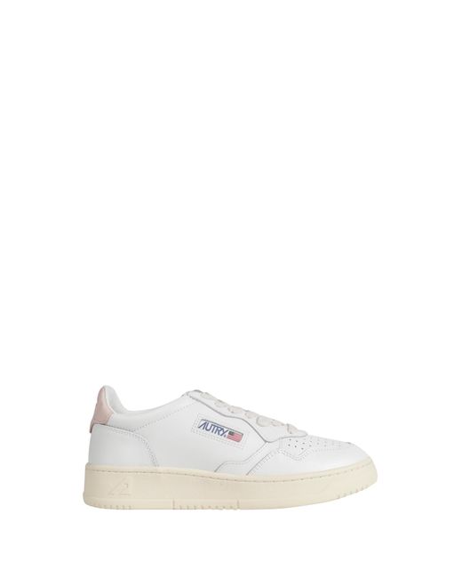 Autry White Medalist Low Sneakers