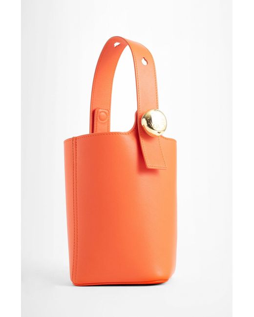 Loewe Orange Top Handle Bags