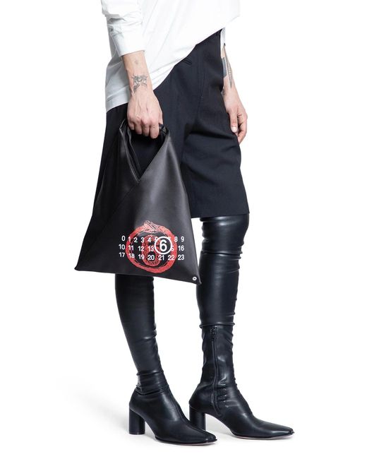 MM6 by Maison Margiela Black Top Handle Bags