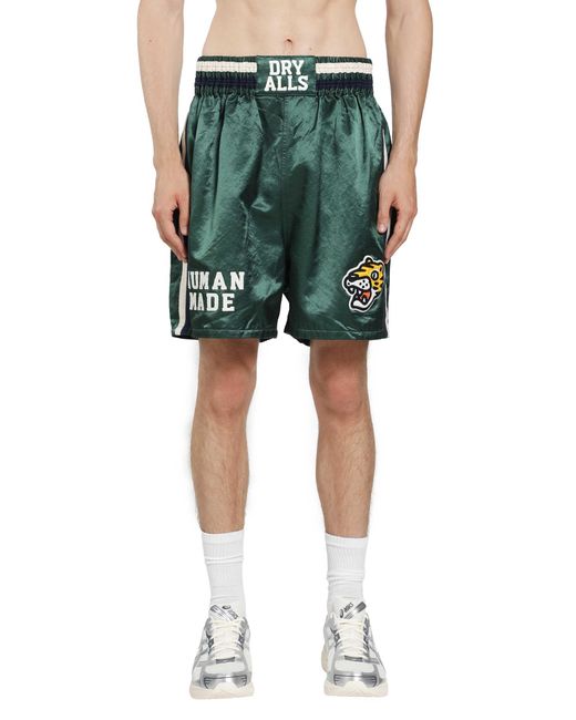 Human Made Green Game Shorts for men