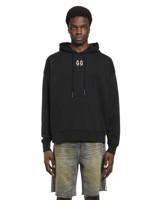 44 Label Group Black Classic 44 Hoodie for men
