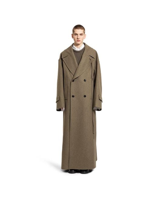 Ann Demeulemeester Natural Coats for men
