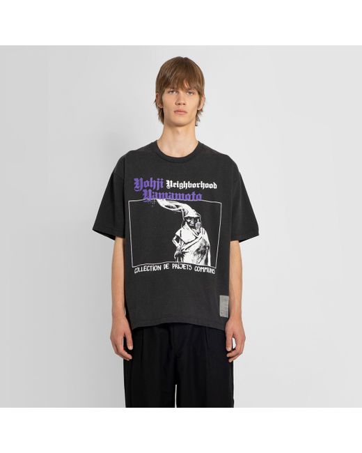 Yohji Yamamoto Black T-shirts for men