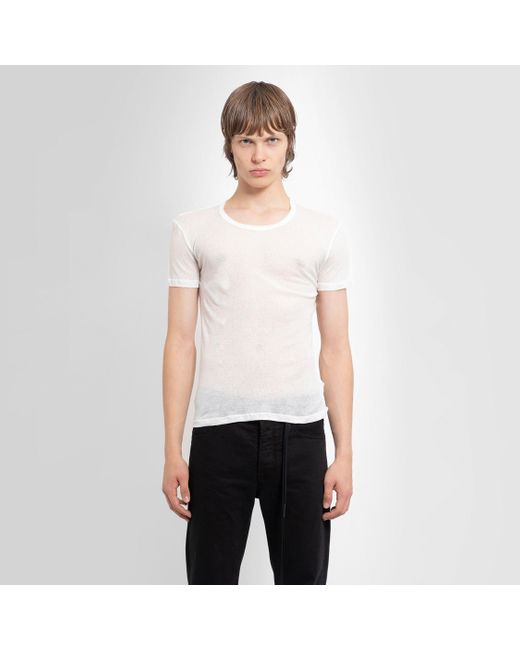 Ann Demeulemeester White T-shirts for men