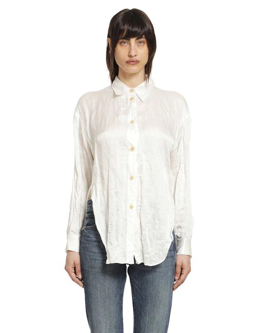 Khaite White Goya Top