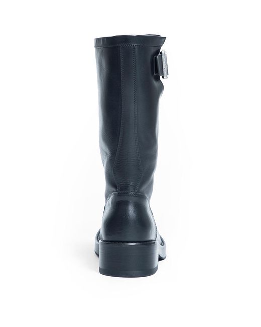 Ann Demeulemeester Blue Neldor Engineer Boots for men