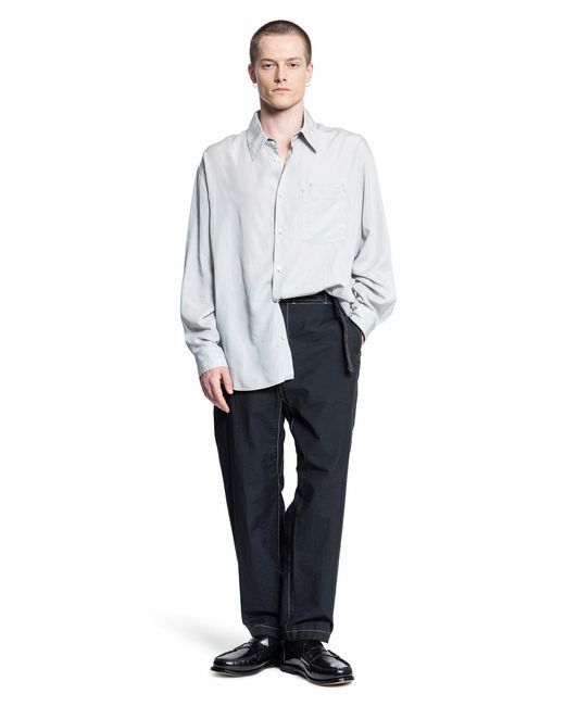 Lemaire Blue Trousers for men