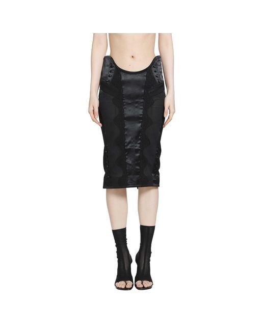 Dilara Findikoglu Black Behinf The Window Skirt