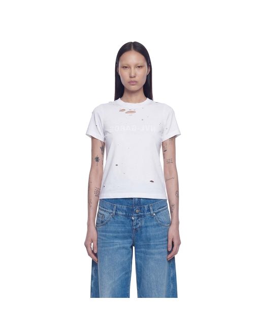 NVL-GARDE Blue Shrunken Logo Tee