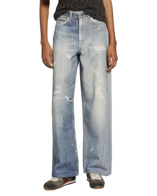 Our Legacy Blue Full Cut Jeans