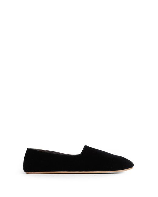 The Row Black Ponti Slippers