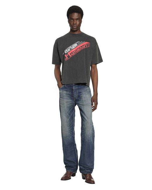 Mastercraft Union Blue Straight Leg Jeans for men