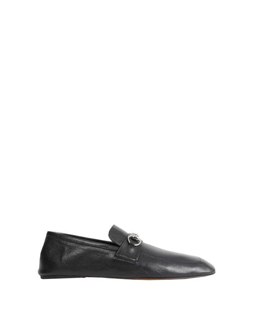 Gucci Black Leather Loafers for men