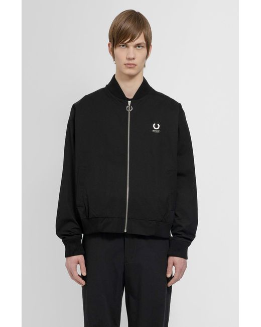 Fred Perry Black Jackets for men