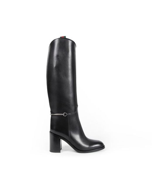 Gucci Black Charlotte Boots