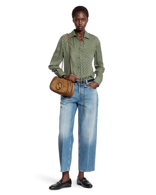 Gucci Blue 5 Pocket Straight Jeans