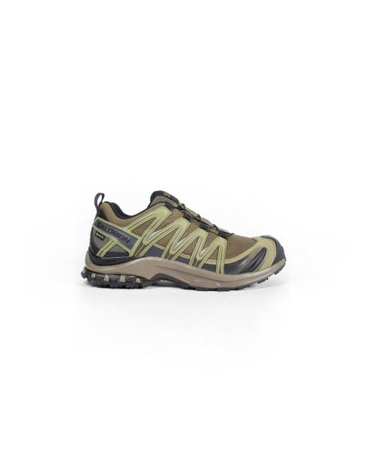 Salomon XA Pro 3D GORE-TEX Trainers - Deep Lichen Green / White Pepper / Silver Cloud