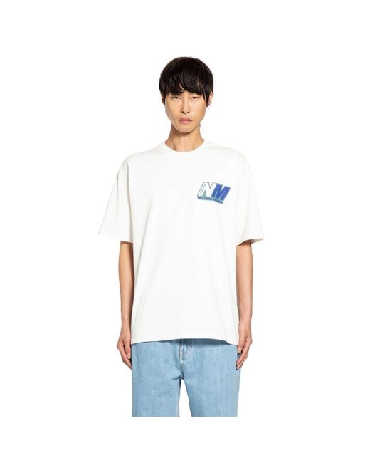 Napapijri White Martine Rose Collaboration-Ocelot T-Shirt for men