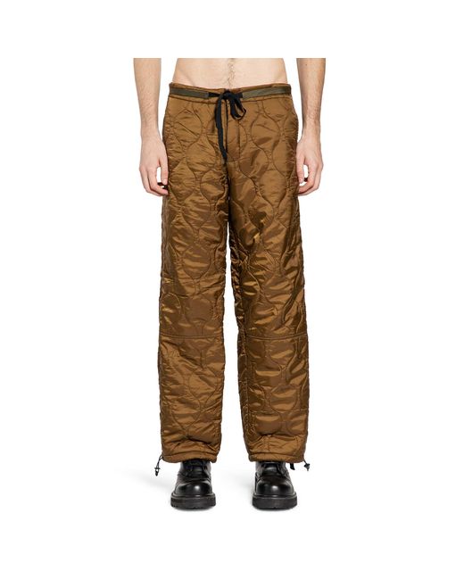 Oamc Peacemaker Brown Liner Pants for men