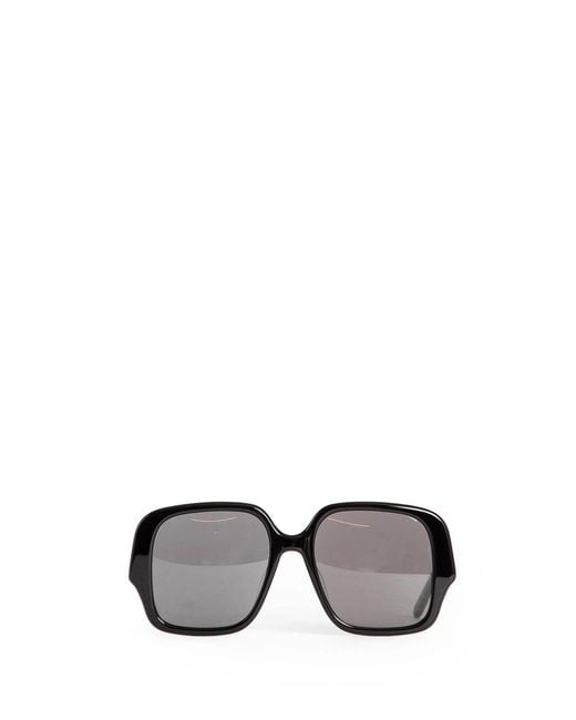 Loewe Black Thin Square Sunglasses for men